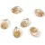 Peony Petal - Czech Glass Bead - 9x12mm - Light Amethyst Gold