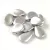 Petal - Czech Glass Bead - 8x11mm - Aluminium