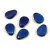 Petal - Czech Glass Bead - 8x11mm - Crystal Full Azzuro