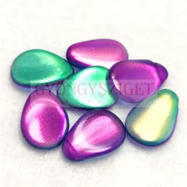 Petal - Czech Glass Bead - 11x16mm - Crystal Magic
