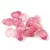Petal - Czech Glass Bead - 8x11mm - Crystal Fuchsia Etched