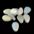 Petal - Czech Glass Bead - 8x11mm - Crystal Matt AB