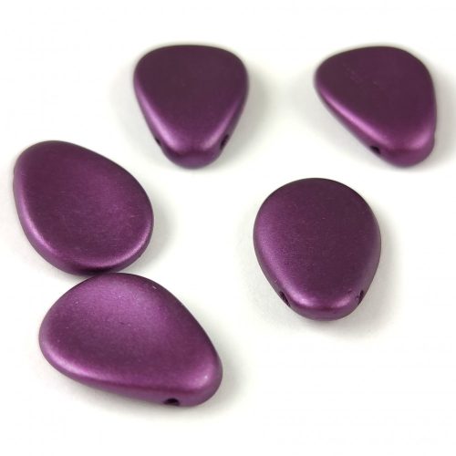 Préselt virágszirom gyöngy - 11x16mm - Pastel Purple