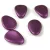 Petal - Czech Glass Bead - 11x16mm - Pastel Purple