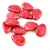 Petal - Czech Glass Bead - 8x11mm - Alabaster Brown Pink Luster