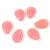 Petal - Czech Glass Bead - 8x11mm - Matt Pink