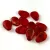 Petal - Czech Glass Bead - 8x11mm - Etched Siam Gold