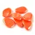 Petal - Czech Glass Bead - 11x16mm - Orange Luster