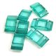 2 Hole Synthetic Bead for Peyote - Emerald - 19x8mm