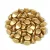 Pinch - Czech Glass Bead - aztec gold - 5x3mm