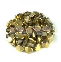 Cseh préselt Pinch gyöngy - crystal amber - 5x3mm