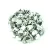 Pinch - Czech Glass Bead - silver - 5x3mm