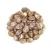 Pinch - Czech Glass Bead - Alabaster Purple Brown Bronze Luster - 5x3 mm