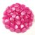 Cseh préselt Pinch gyöngy - Pearl Shine Pink - 5x3mm