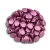 Pinch - Czech Glass Bead - metallic policrome purple - 5x3mm