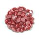 Pinch - Czech Glass Bead - Opaque Red Luster - 5x3mm