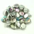 Pip - Czech Glass Bead - Crystal Silver Rainbow - 5x7mm
