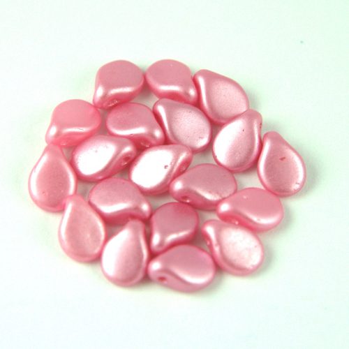 Pip cseh préselt üveggyöngy - Pastel Inocent Pink - 5x7mm