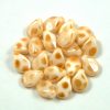 Pip cseh préselt üveggyöngy - Alabaster Peach Peacock - 5x7mm Pip cseh préselt üveggyöngy - Alabaster Peach Peacock - 5x7mm