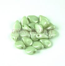 Pip - Czech Glass Bead - Alabaster Green Luster - 5x7mm
