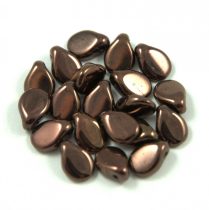 Pip - Czech Glass Bead - Eggplant Bronze - 5x7mm