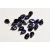 Pip - Czech Glass Bead-23980-22203- jet azurro -5x7mm