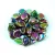 Pip - Czech Glass Bead - Jet Vitrail Medium Full Luster - 5x7mm