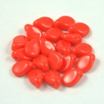 Pip - Czech Glass Bead - Opaque Red - 5x7mm