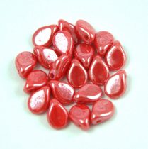 Pip - Czech Glass Bead - Opaque Red Luster - 5x7mm
