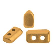 Piros® par Puca®gyöngy - Bronze Gold Mat  - 2x5 mm