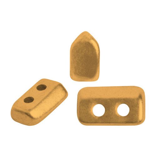 Piros® par Puca®gyöngy - Bronze Gold Mat  - 2x5 mm