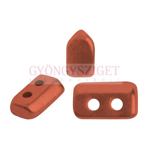 Piros® par Puca®gyöngy - Bronze Red Mat - 2x5 mm