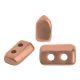 Piros® par Puca®gyöngy - Matt Gold Copper - 2x5 mm