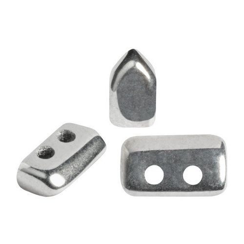 Piros® par Puca®gyöngy - Silver - 2x5 mm