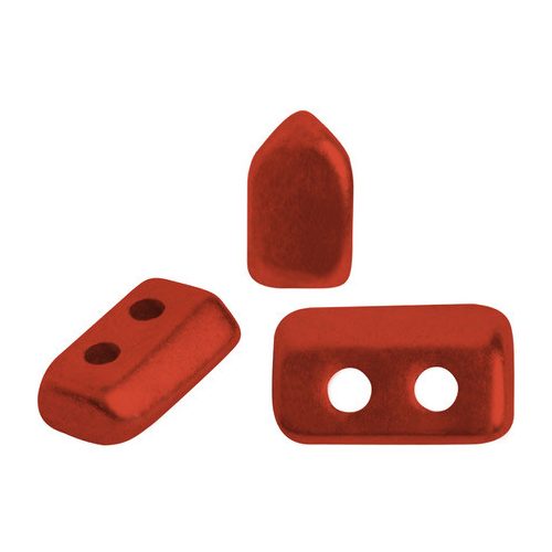 Piros® par Puca®gyöngy - Red Metallic Mat - 2x5 mm