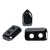 Piros® par Puca®gyöngy - Jet Hematite- 2x5 mm