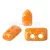 Piros® par Puca®gyöngy - Opaque Hyacinth Splash - 2x5 mm