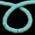 Polimer korong gyöngy szálon - Light Mint - 6mm