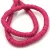Polymer ring bead - Mauve - 6mm