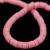 Polymer ring bead - Pastel Pink - 6mm