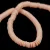 Polymer ring bead - Pastel Light Peach - 6mm