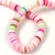 Polymer ring bead - mix - 6mm