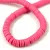 Polymer ring bead - Antique Pink - 6mm