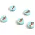 Polymer bead - Blue - Stocking - 10mm