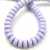 Polymer donut ring bead - Light Sapphire - 6.5 x 3 mm