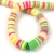 Polymer ring bead - mix - 8mm