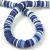 Polymer ring bead - mix - 8mm