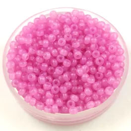 Preciosa cseh kásagyöngy - Solgel Dyed Pink - 10/0