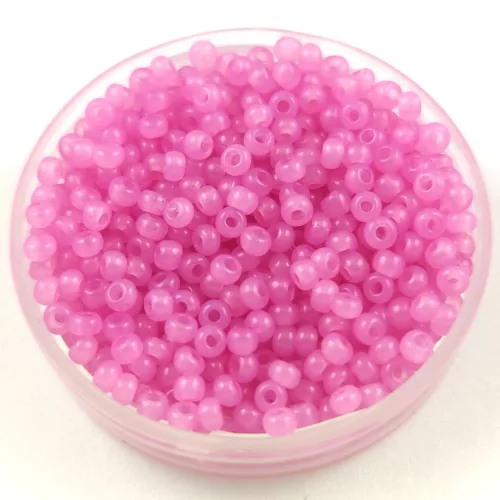 Preciosa cseh kásagyöngy - Solgel Dyed Pink - 10/0