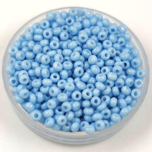 Preciosa cseh kásagyöngy - Solgel Dyed Chalk Light Blue - 10/0